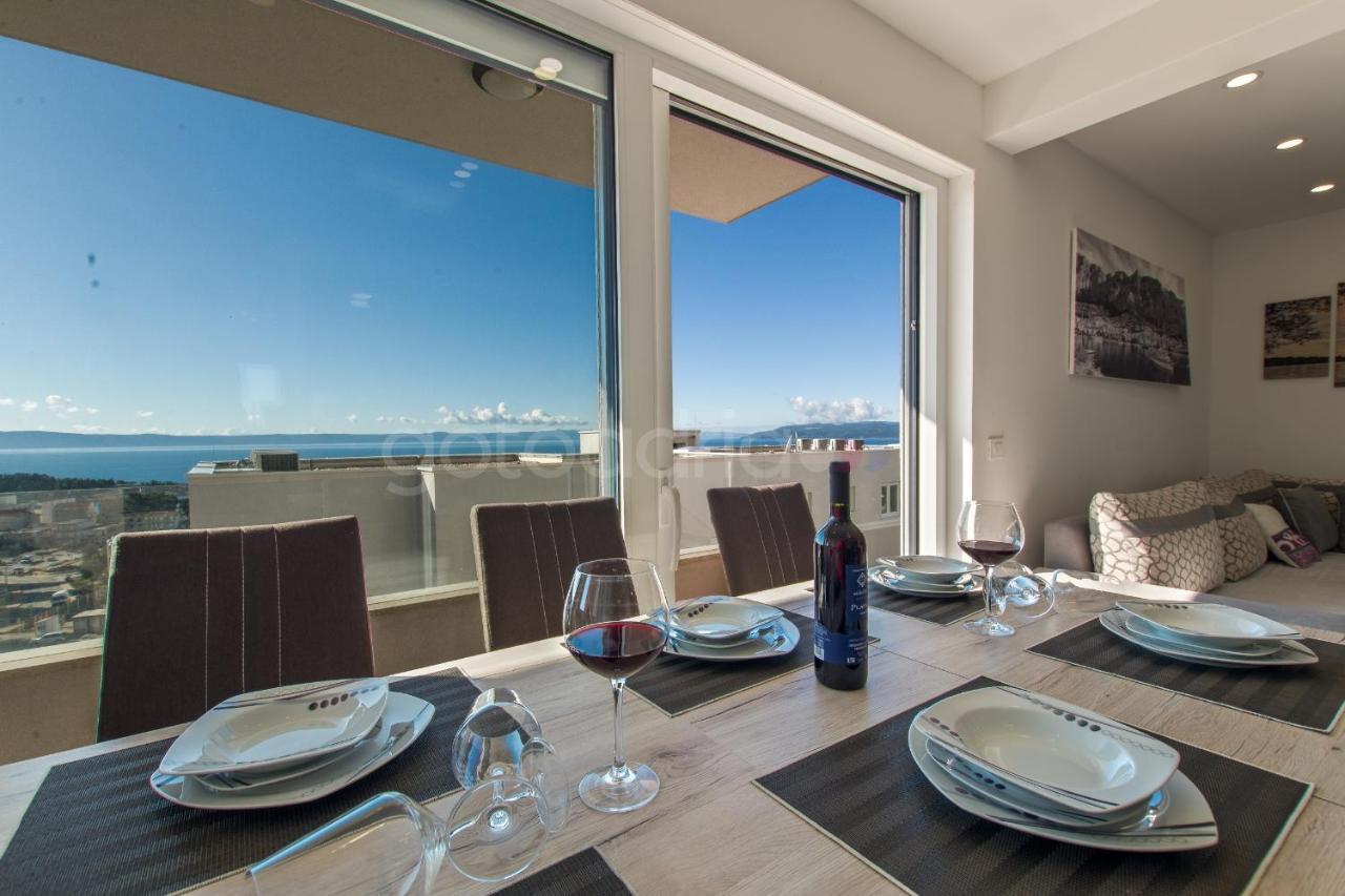 Luxury Apartment Poseidon - Free Beach Parking ماكارسكا المظهر الخارجي الصورة